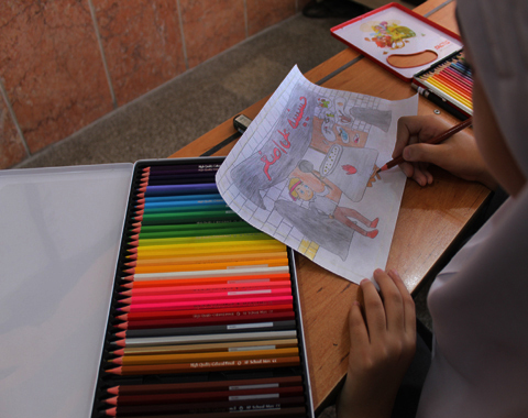 برگزاری مسابقه نقاشی کودک و محرم