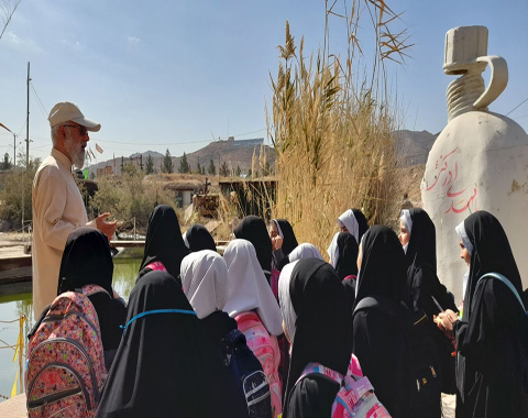 حضور جمعی از دختران حسینی در مجتمع آیه ها