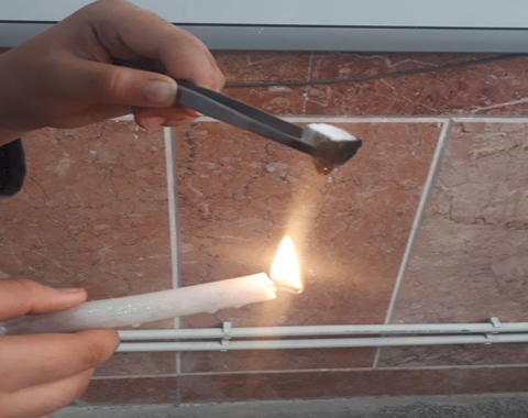 آزمایش های سوختن شمع و قند – پایه پنجم