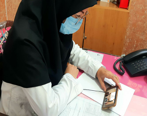 حضور مربی بهداشت آموزشگاه در وبینار استانی آموزشی با موضوع آنفولانزا